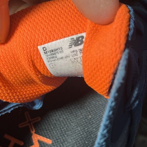 New Balance Fresh Foam 1080 Mens Size 11 Blue Running Shoes Sneakers M1080H10 - Picture 8 of 9